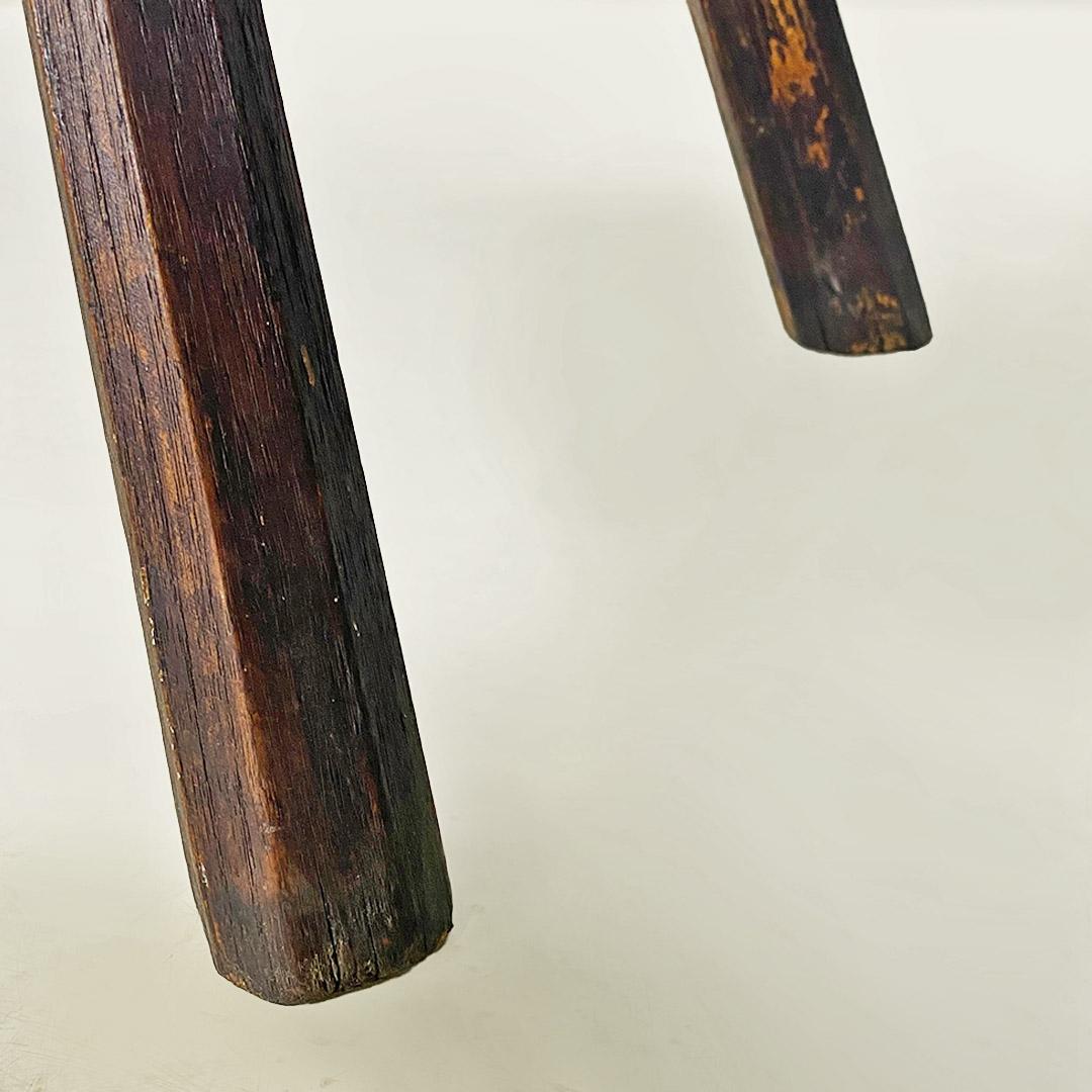 Wood Panca rustica in legno, italiana, 1930 ca. For Sale