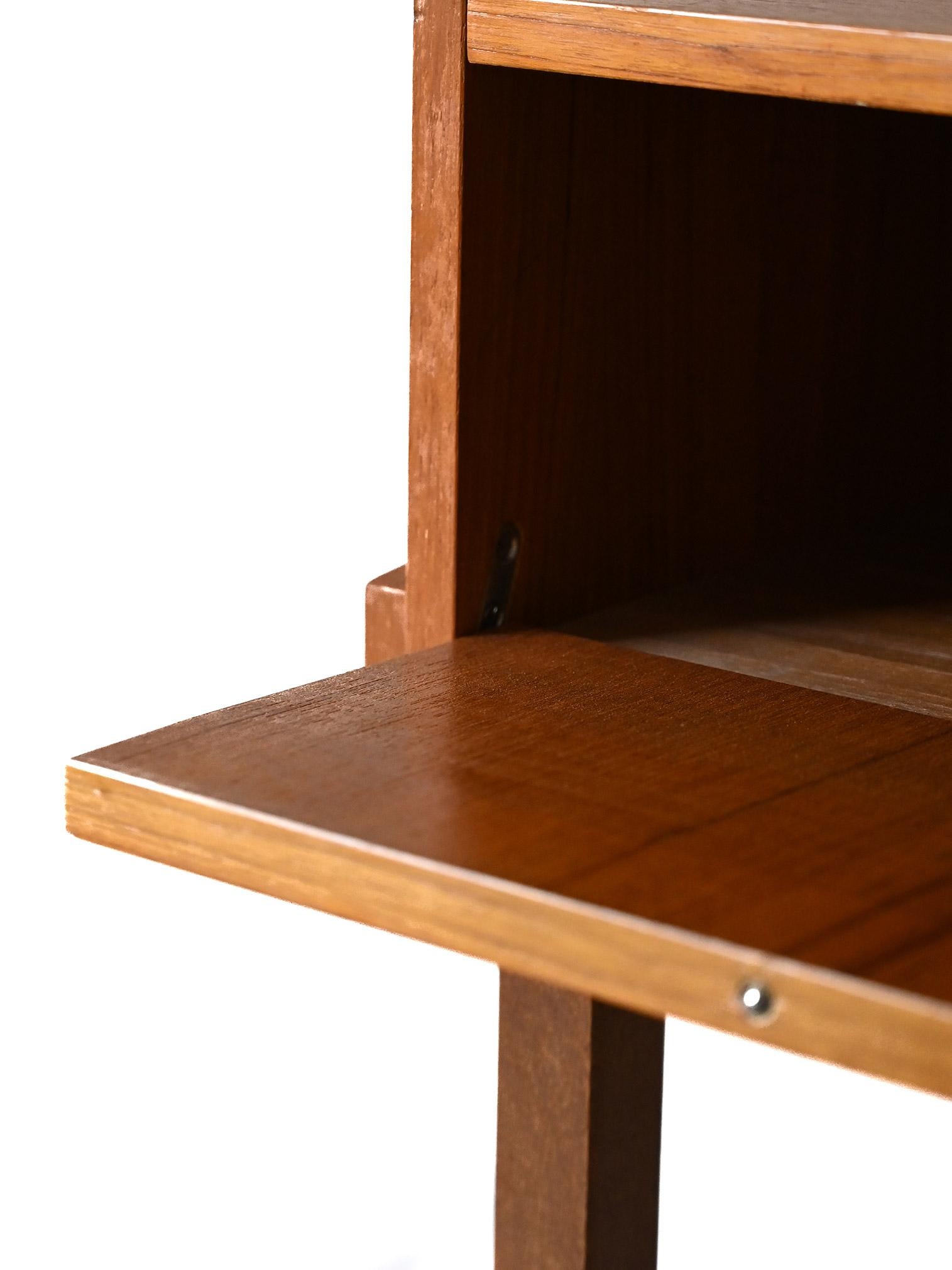 Leather Panca scandinava anni '60