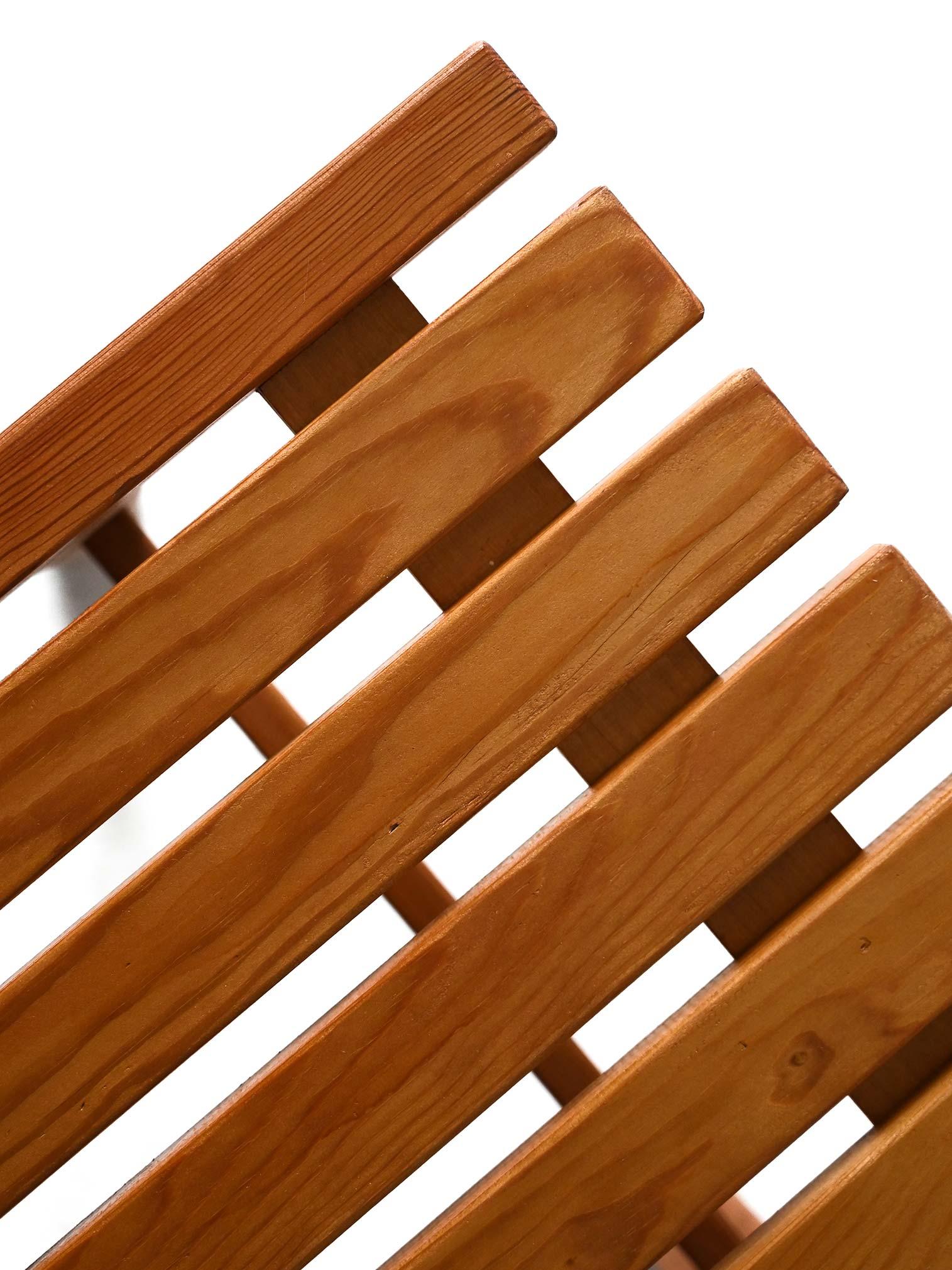Mid-20th Century Scandinavian 1960s pine bench For Sale