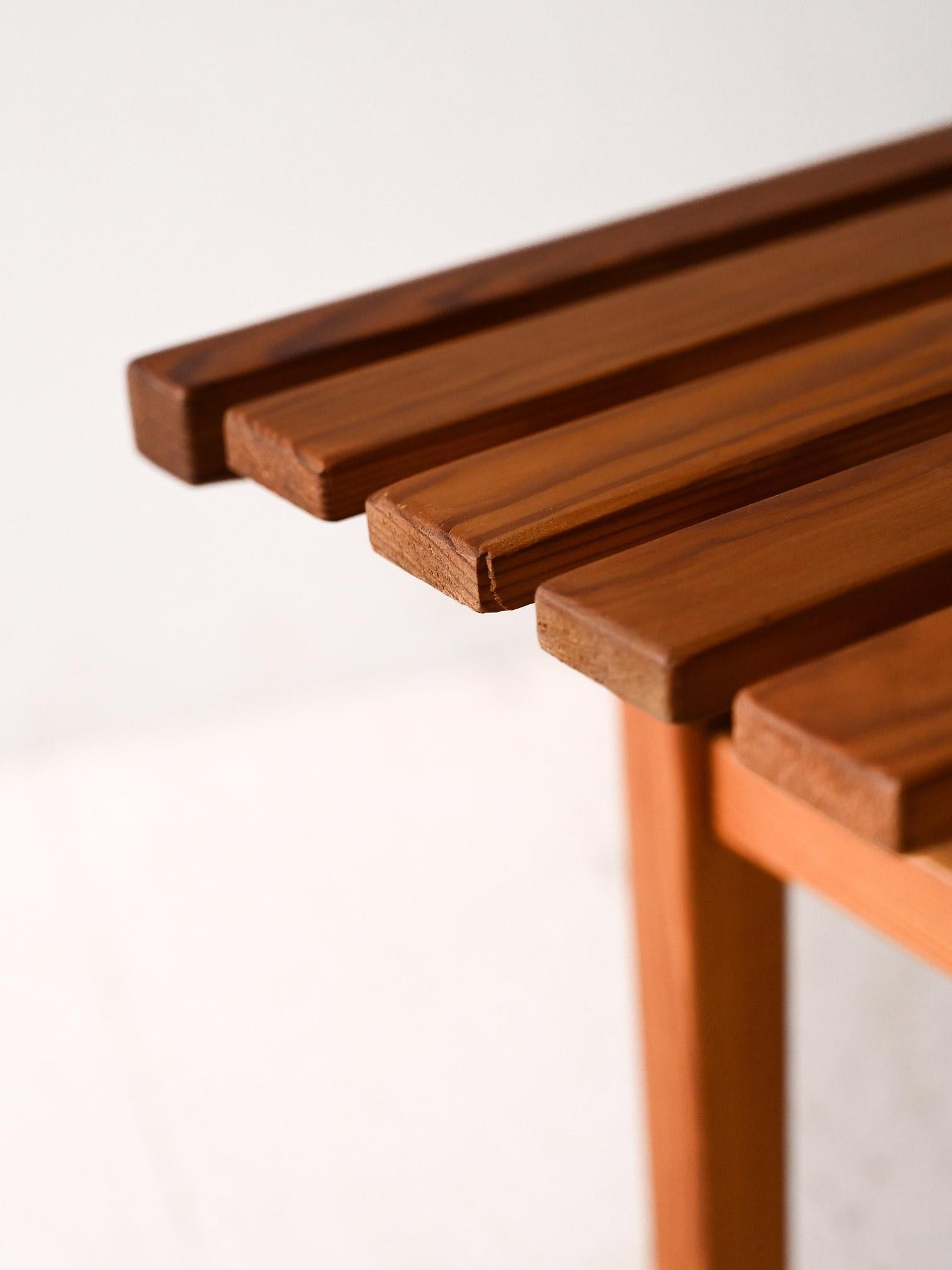 Scandinavian 1960s pine bench For Sale 1
