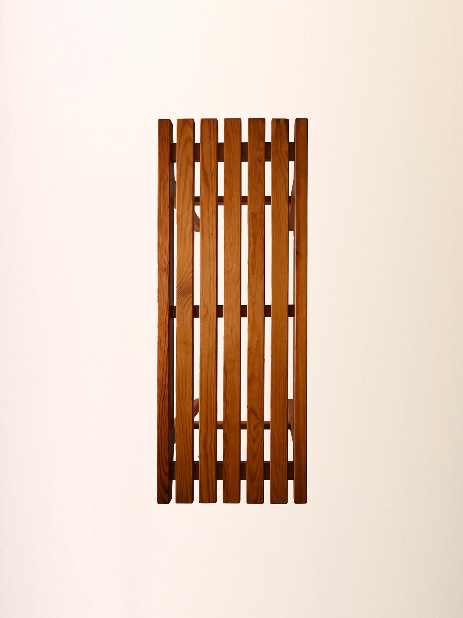 Scandinavian 1960s pine bench For Sale 2