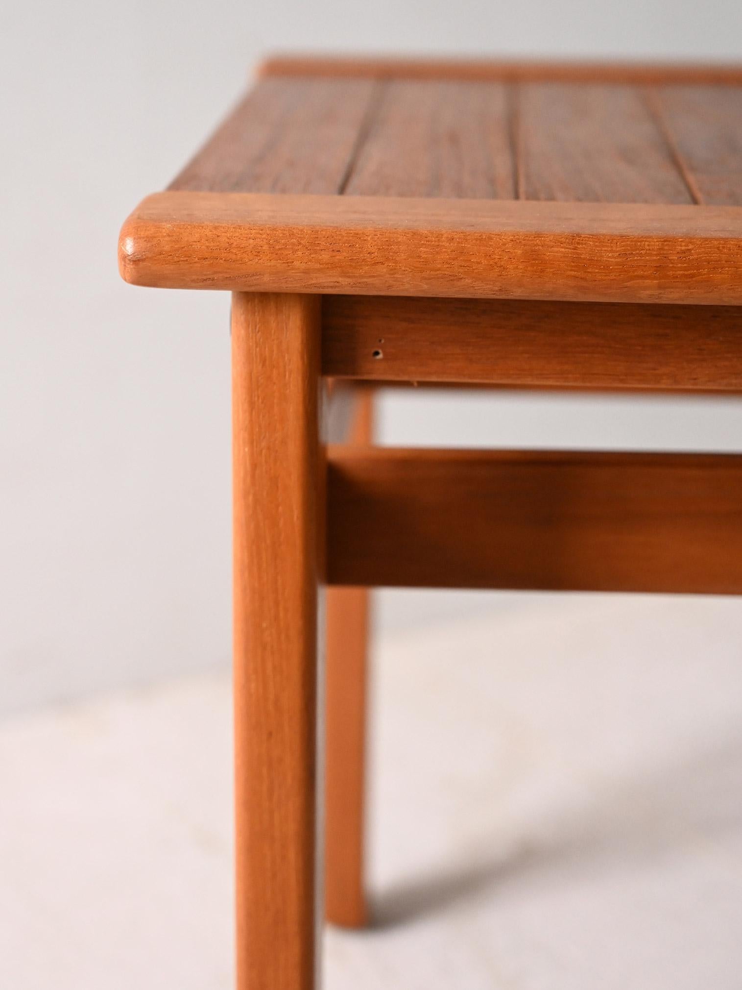 Scandinavian 1960s teak bench For Sale 1