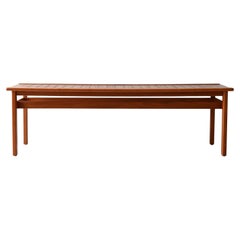 Scandinavian 1960s teak bench