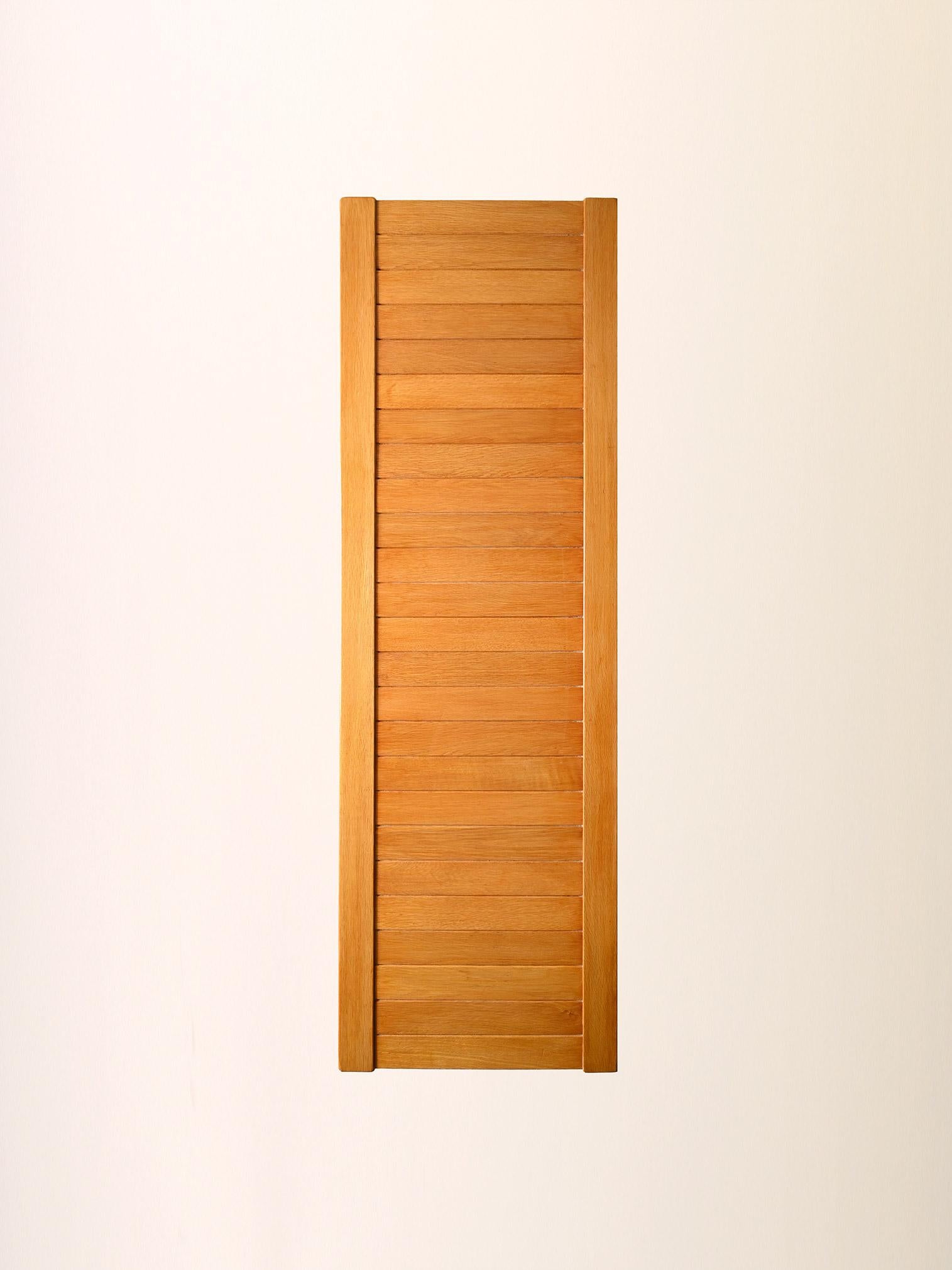 Wood Scandinavian oak bench For Sale