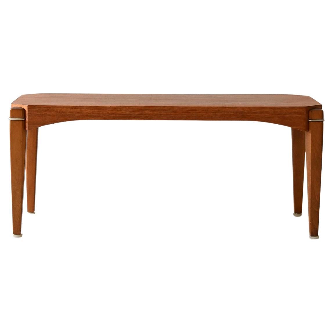 Panca scandinava vintage anni ’60 in teak en vente