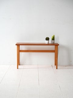Table basse scandinave en teck et chêne des années 1960