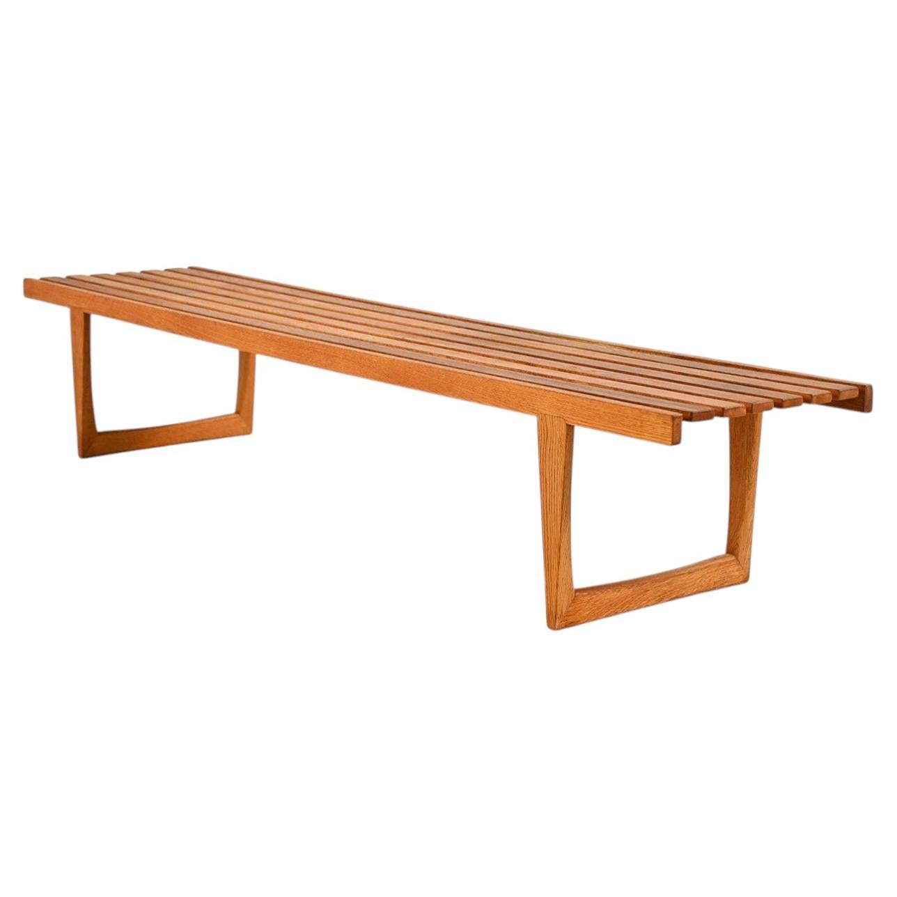 "Tokyo" bench by Yngvar Sandström for NK, 1960s For Sale