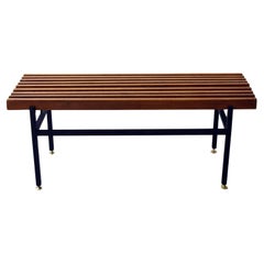 Banc en teck leagno des années 1960