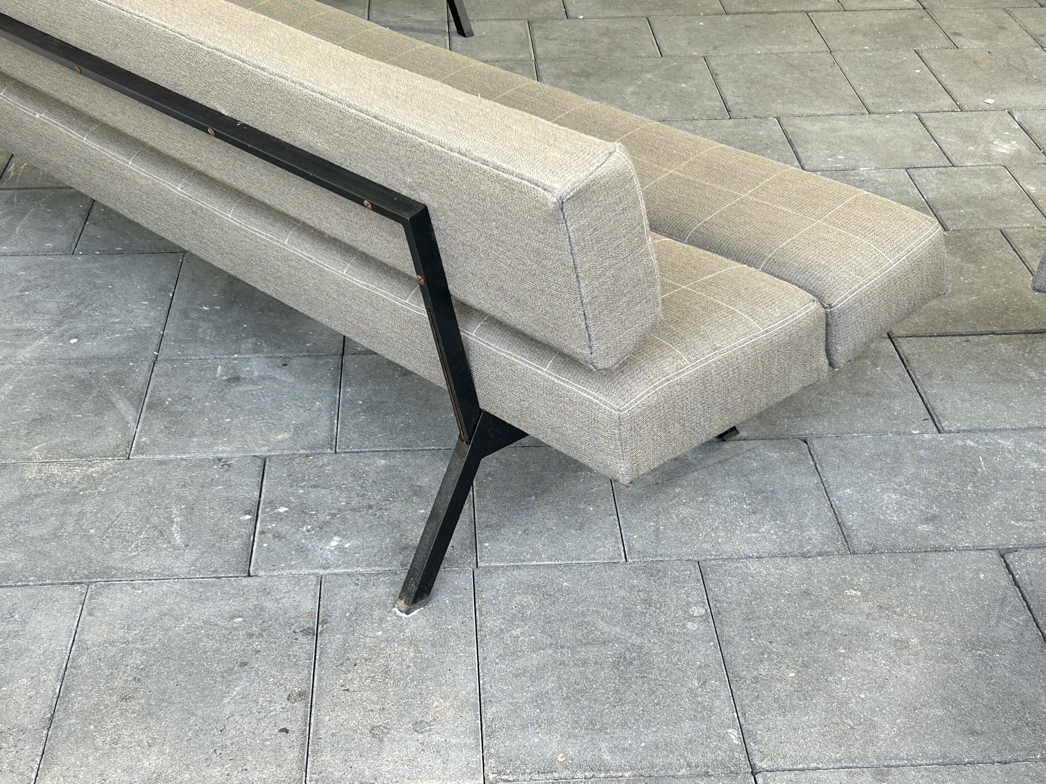 panchetto convertible sofa designed by Rito Valla for IPE Bologna 1960s 8