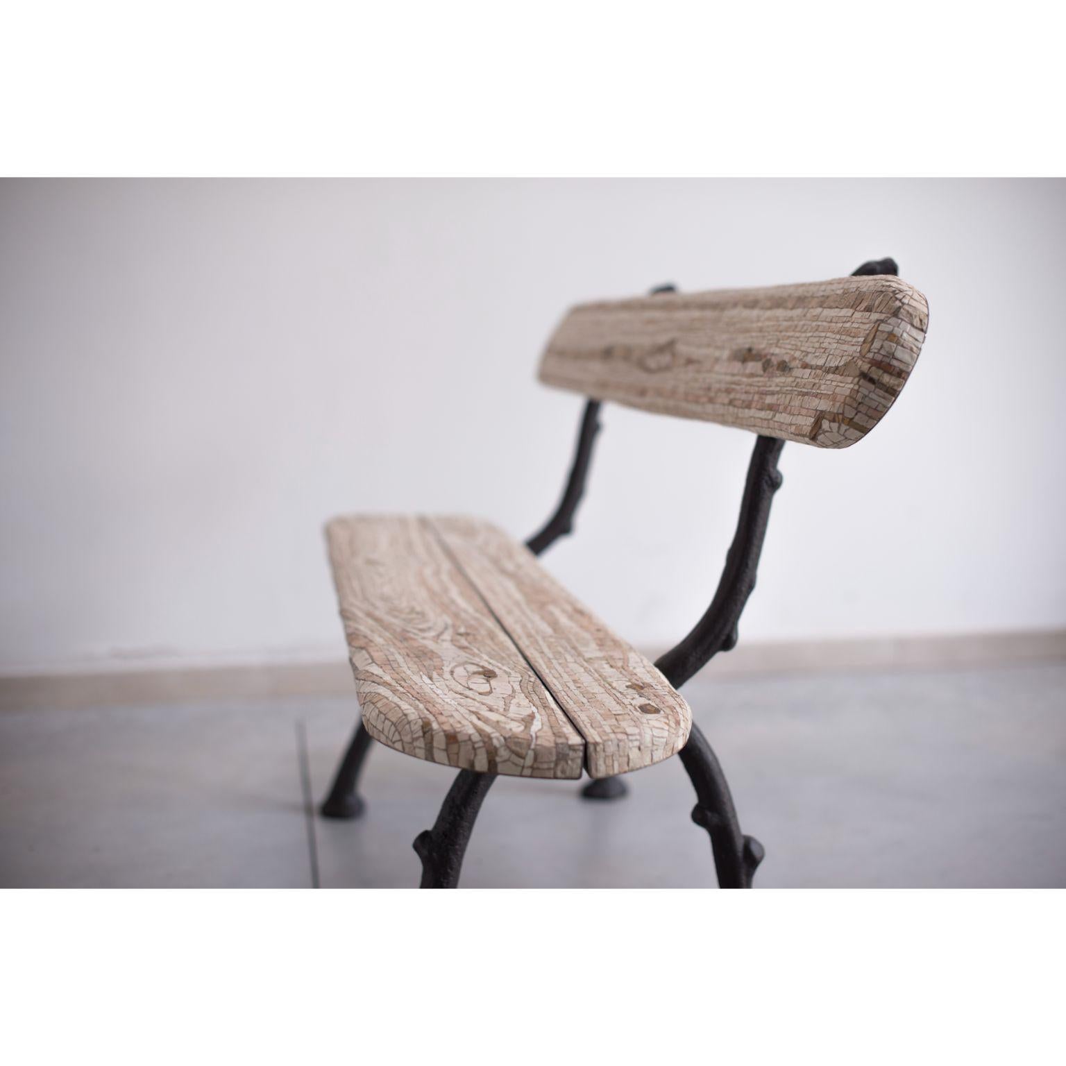 Panchina Camel Antique Bench by Yukiko Nagai In New Condition For Sale In Geneve, CH
