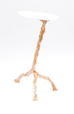 Tavolino Pancho con piano in Onice di Fakasaka Design