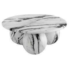 Panda Marble Globe Coffee Table