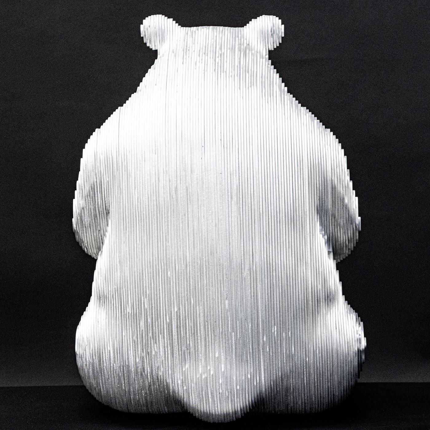 Panda Polished Sculpture For Sale 3