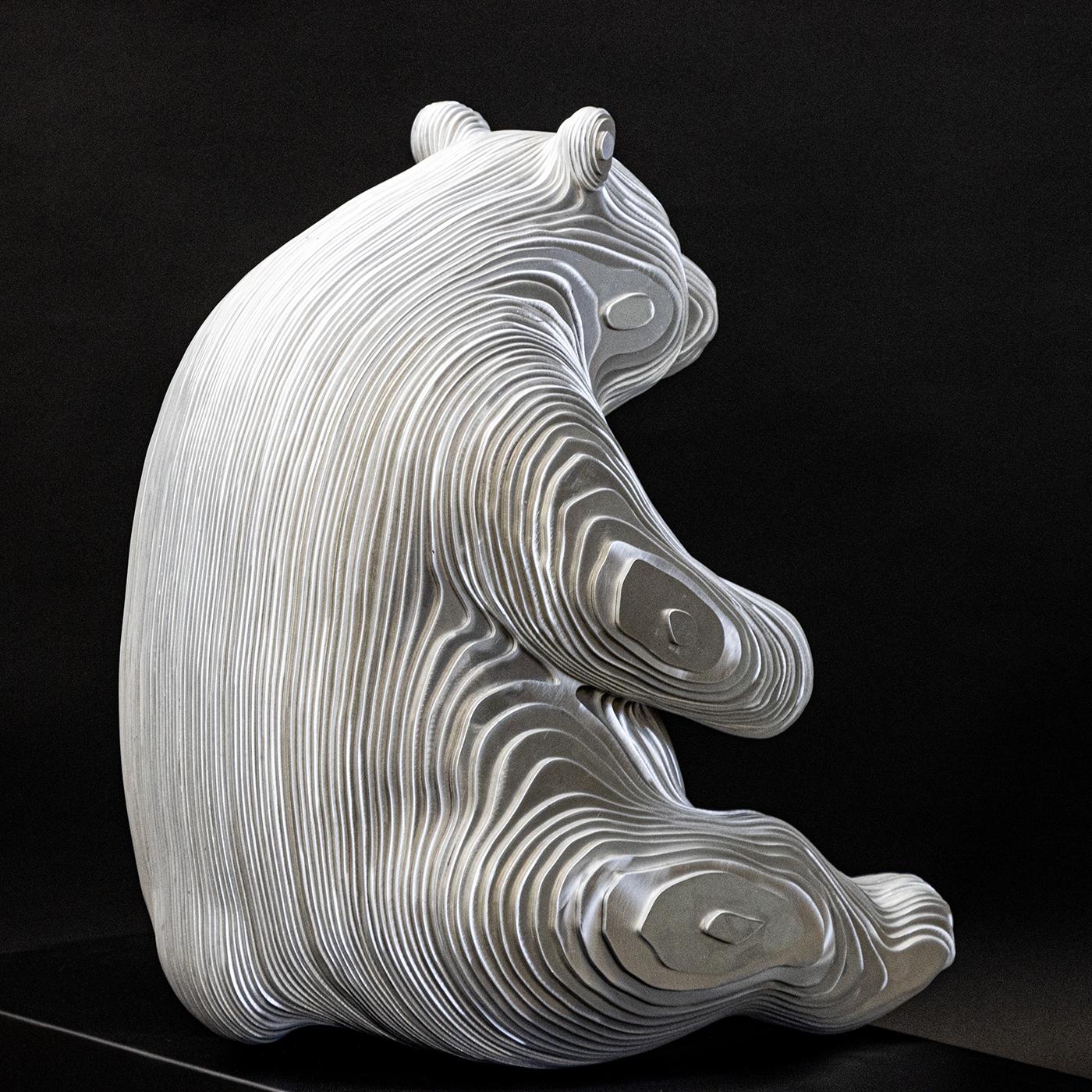 Panda Polished Sculpture For Sale 5
