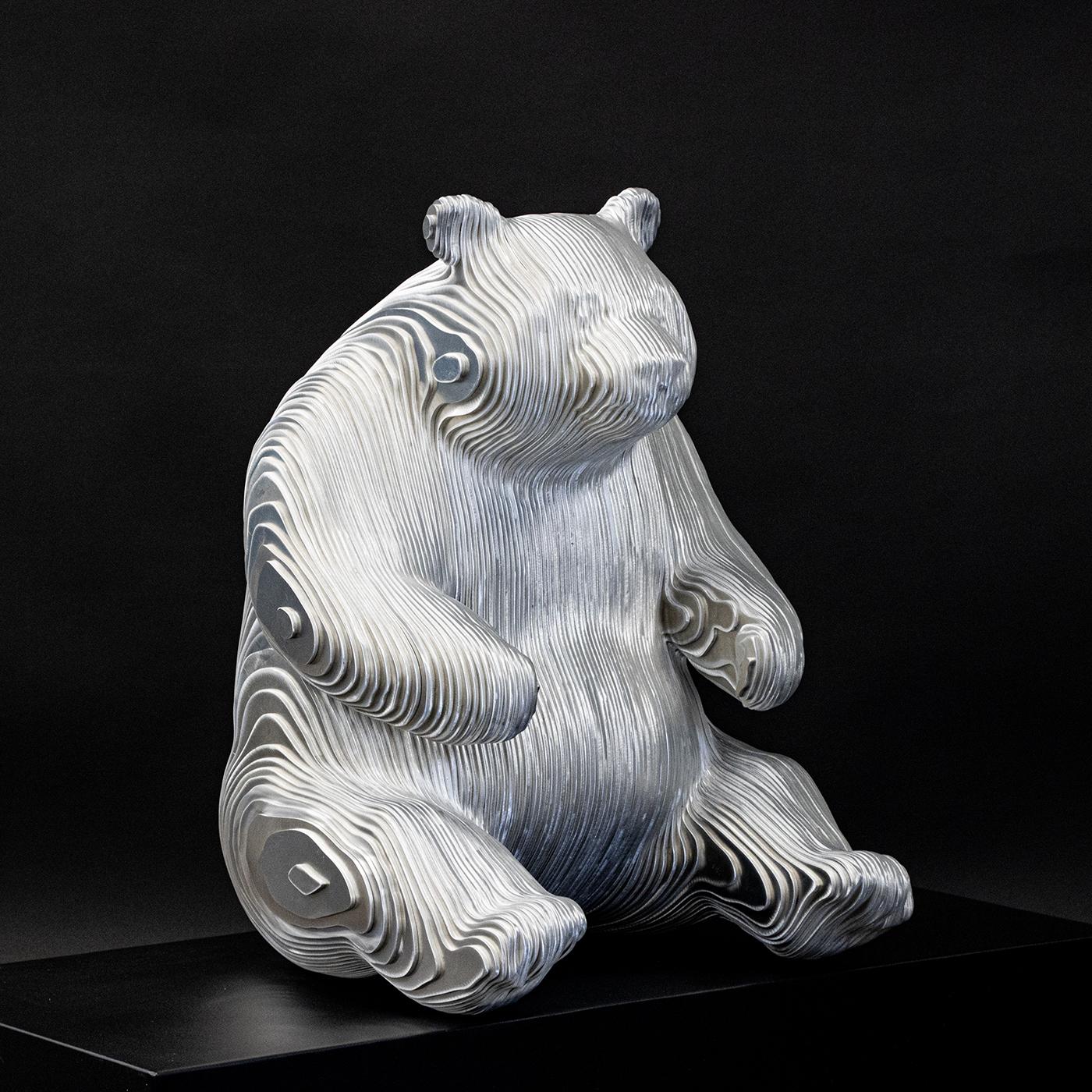 Panda Polished Sculpture In New Condition For Sale In Paris, FR