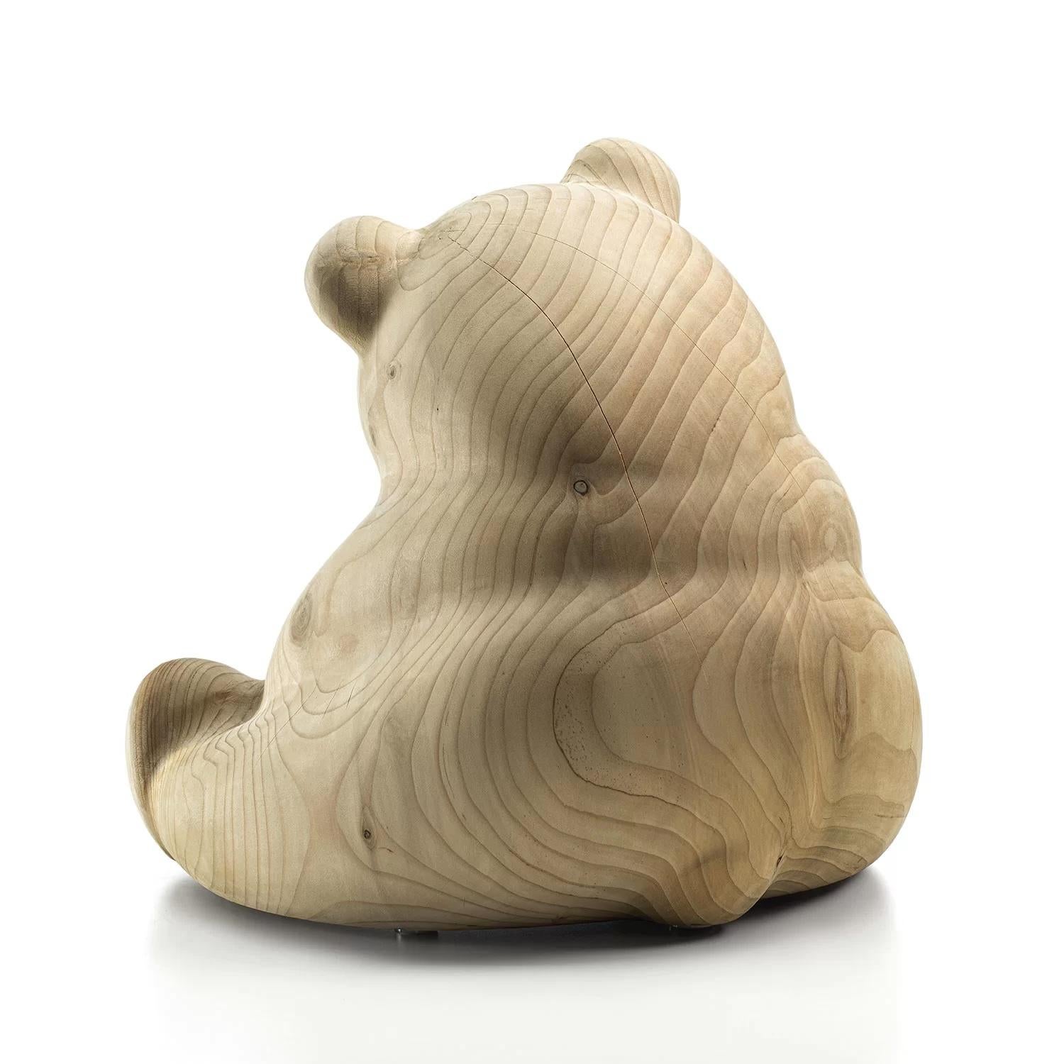 Panda Solid Wood Sculpture, Designed by Setsu & Shinobu ITO In New Condition For Sale In Beverly Hills, CA