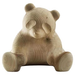 Panda Solid Wood Sculpture, Designed by Setsu & Shinobu ITO
