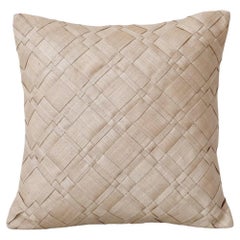 Handcrafted T'nalak Pandan Weave Cushion Cover