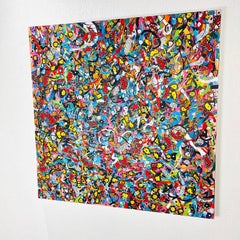 "Pandemic 6", Acrylic on Canvas by Esther Ritz