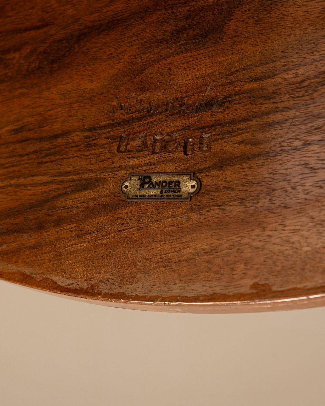 Pander & Zonen Coffee Table The Hague School, The Netherlands 1930s For Sale 4