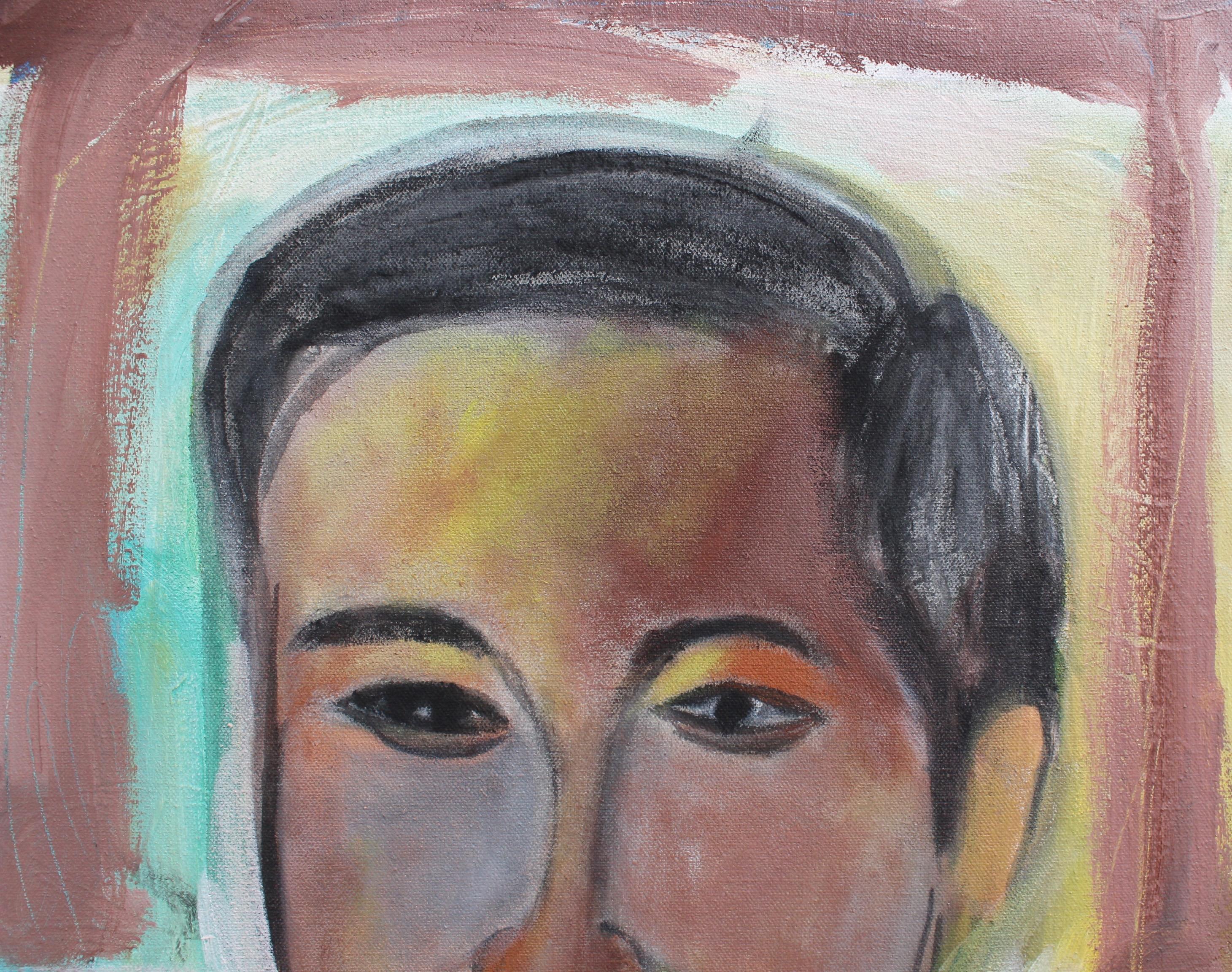 Ritratto di un giovane uomo - Portrait Painting Marrone di Pandi