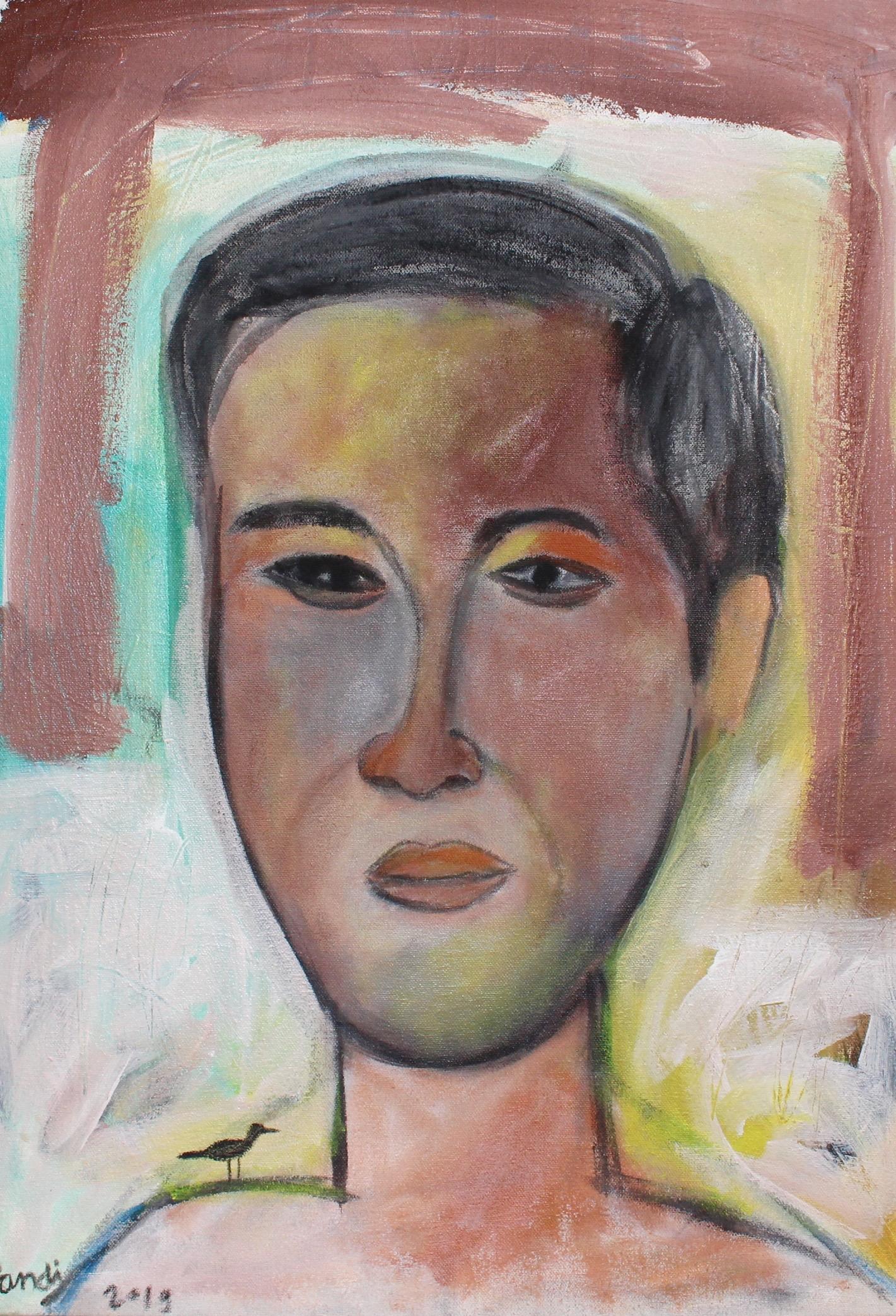 Pandi Portrait Painting - Portrait of a Young Man