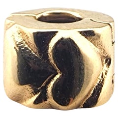 Pandora 14 Karat Gelbgold Herz Clip Charme 750243 #23368