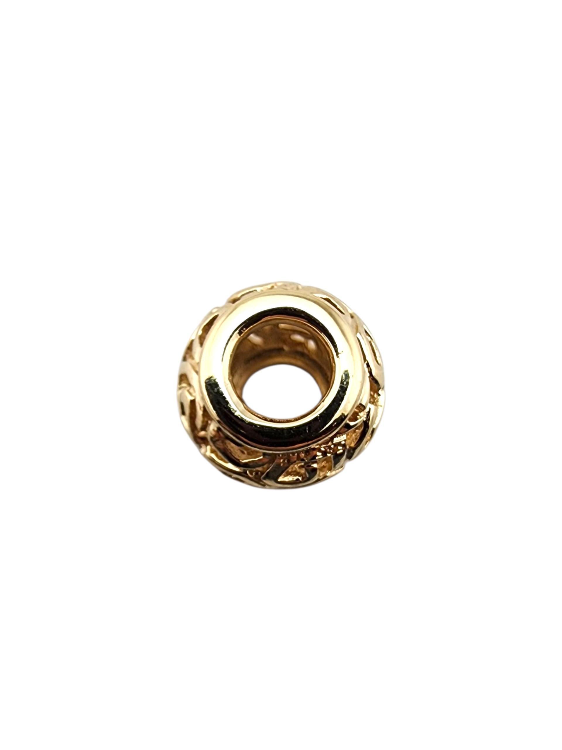 Pandora Charm Open Scrolls in oro giallo 14 carati 750464 #23379 In condizioni buone in vendita a Washington Depot, CT