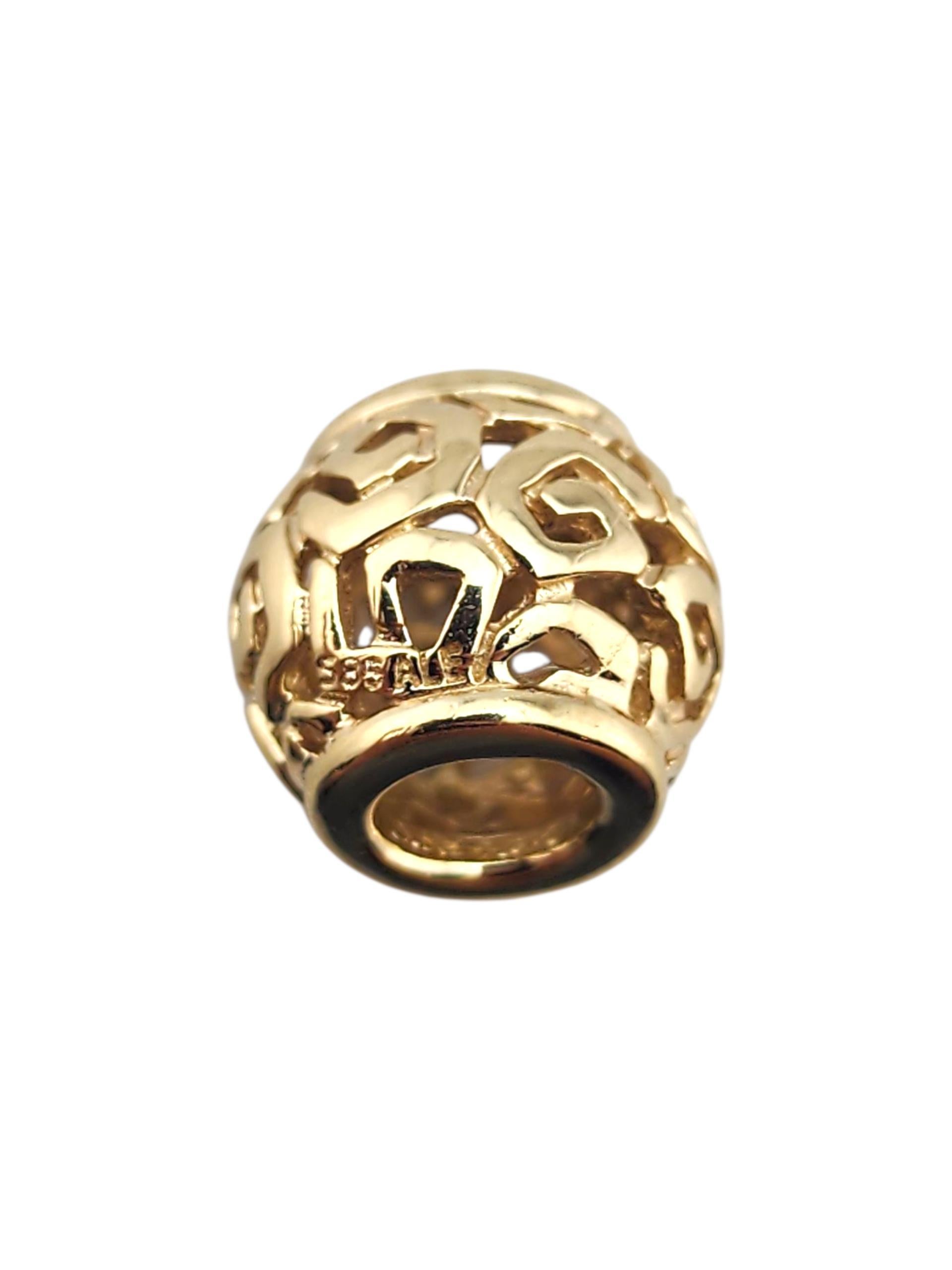 Donna Pandora Charm Open Scrolls in oro giallo 14 carati 750464 #23379 in vendita