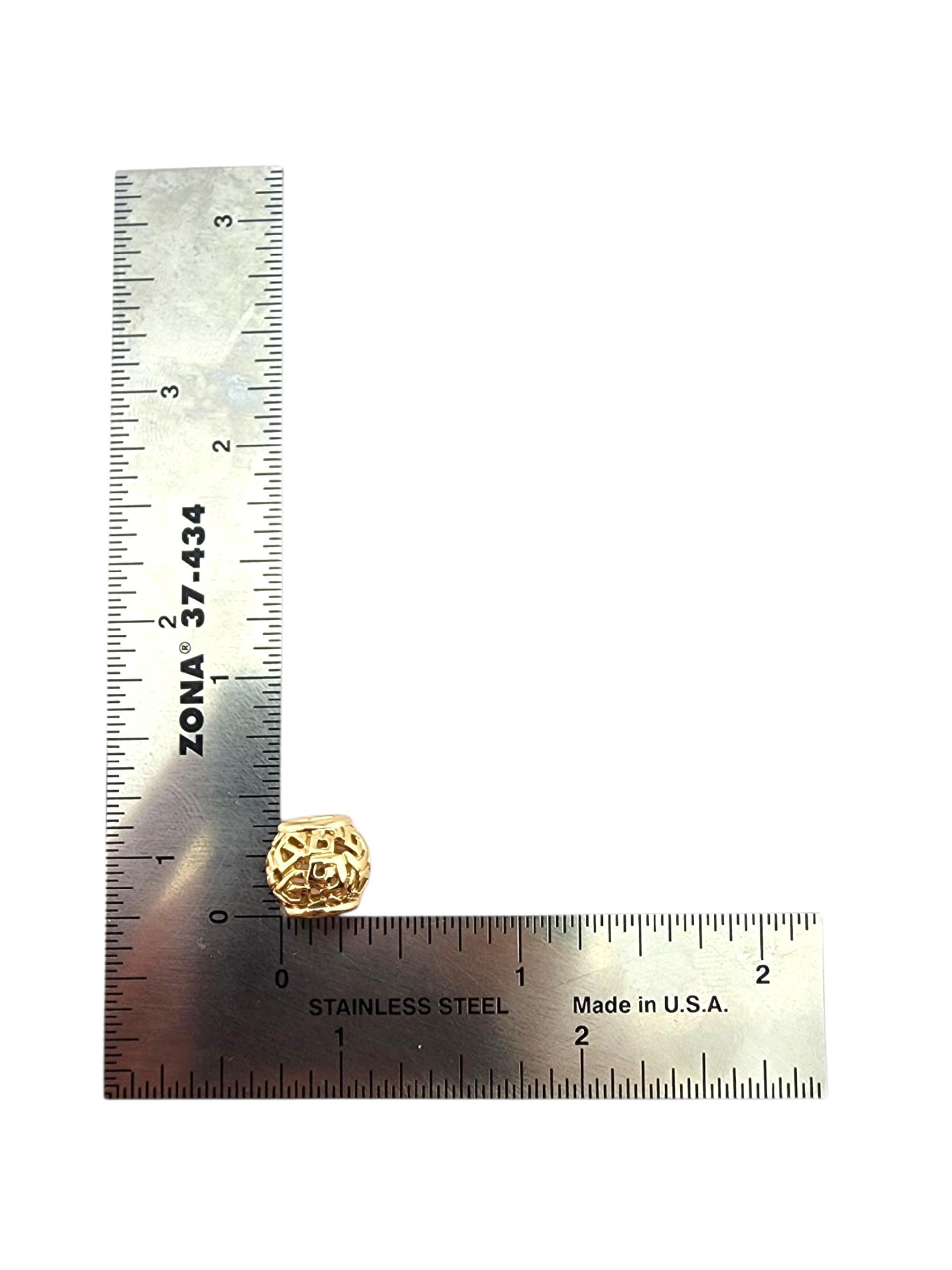Pandora Charm Open Scrolls in oro giallo 14 carati 750464 #23379 in vendita 1