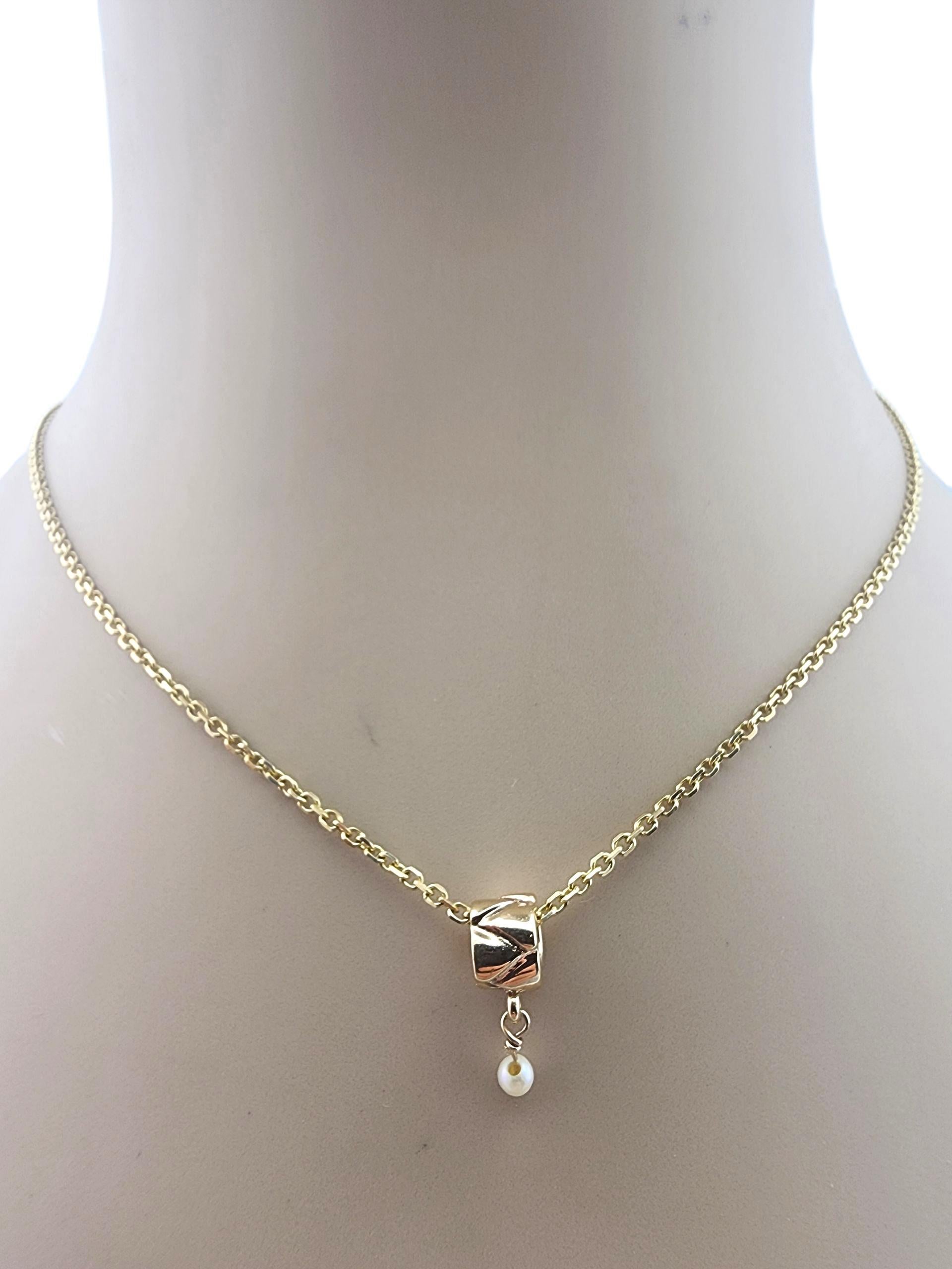 Pandora Charm penzolante con perle in oro giallo 750219P #23359 in vendita 3