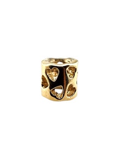 Pandora, oro giallo 14 carati, Tunnel dell'Amore, Charm 750299 #23374