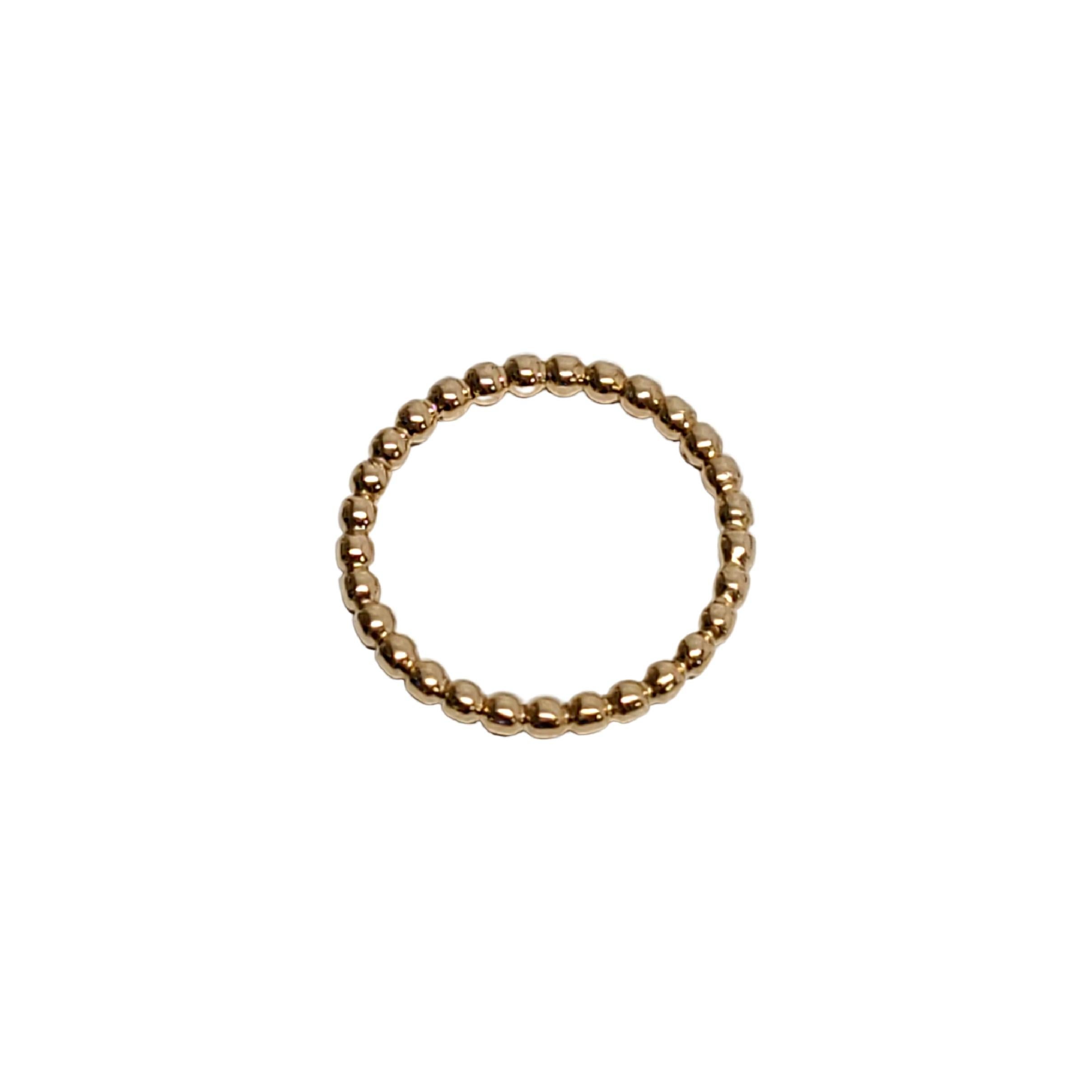 Pandora Eternal Clouds 14K yellow gold stackable Bubble ring.

US Size 7/Pandora size 54

This lovely Pandora stackable band features small bubbles all around the delicate band.

Weighs approx 1.3dwt, 2g

Marked G 585 ALE 54

Very good condition,