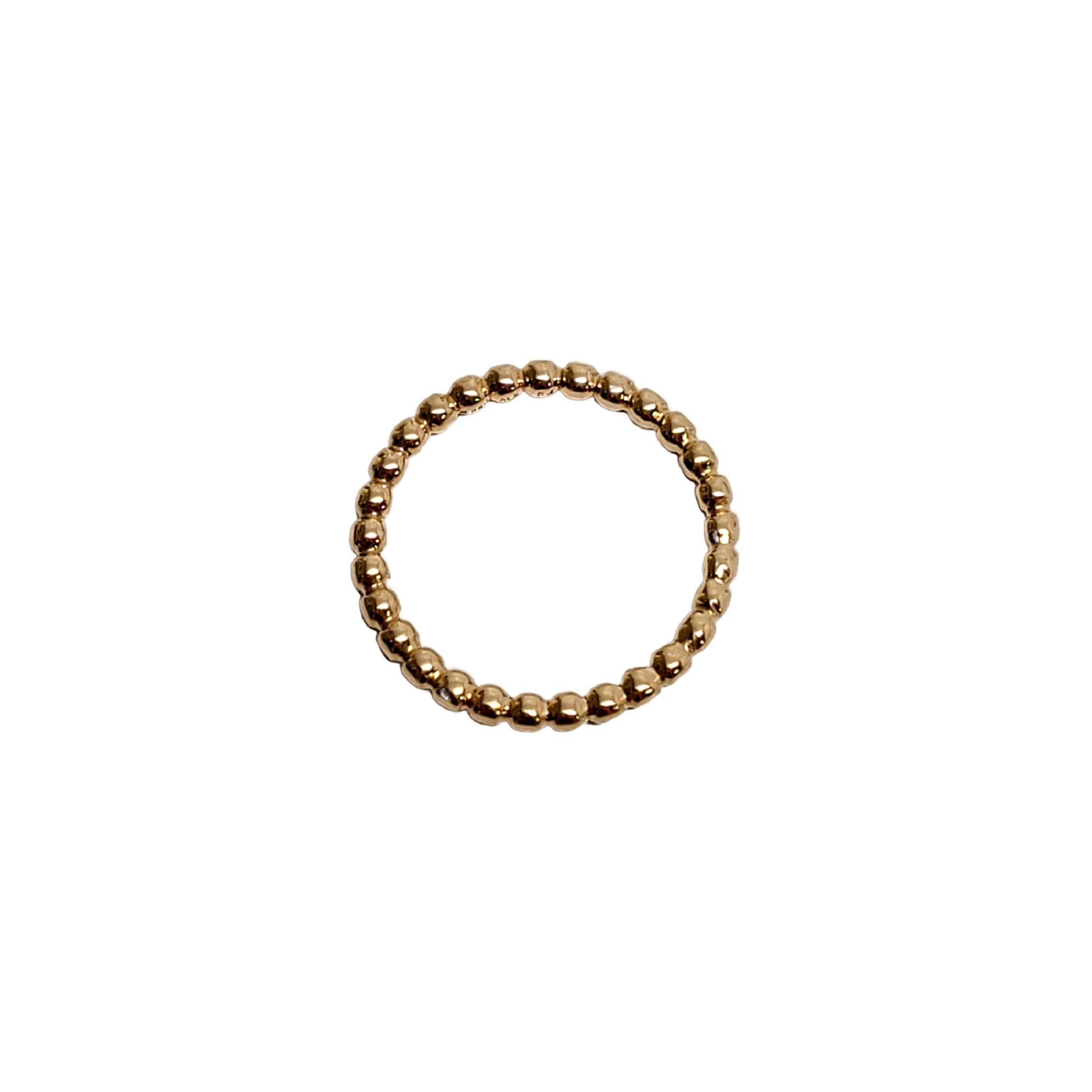 pandora 14k bubble stacking ring