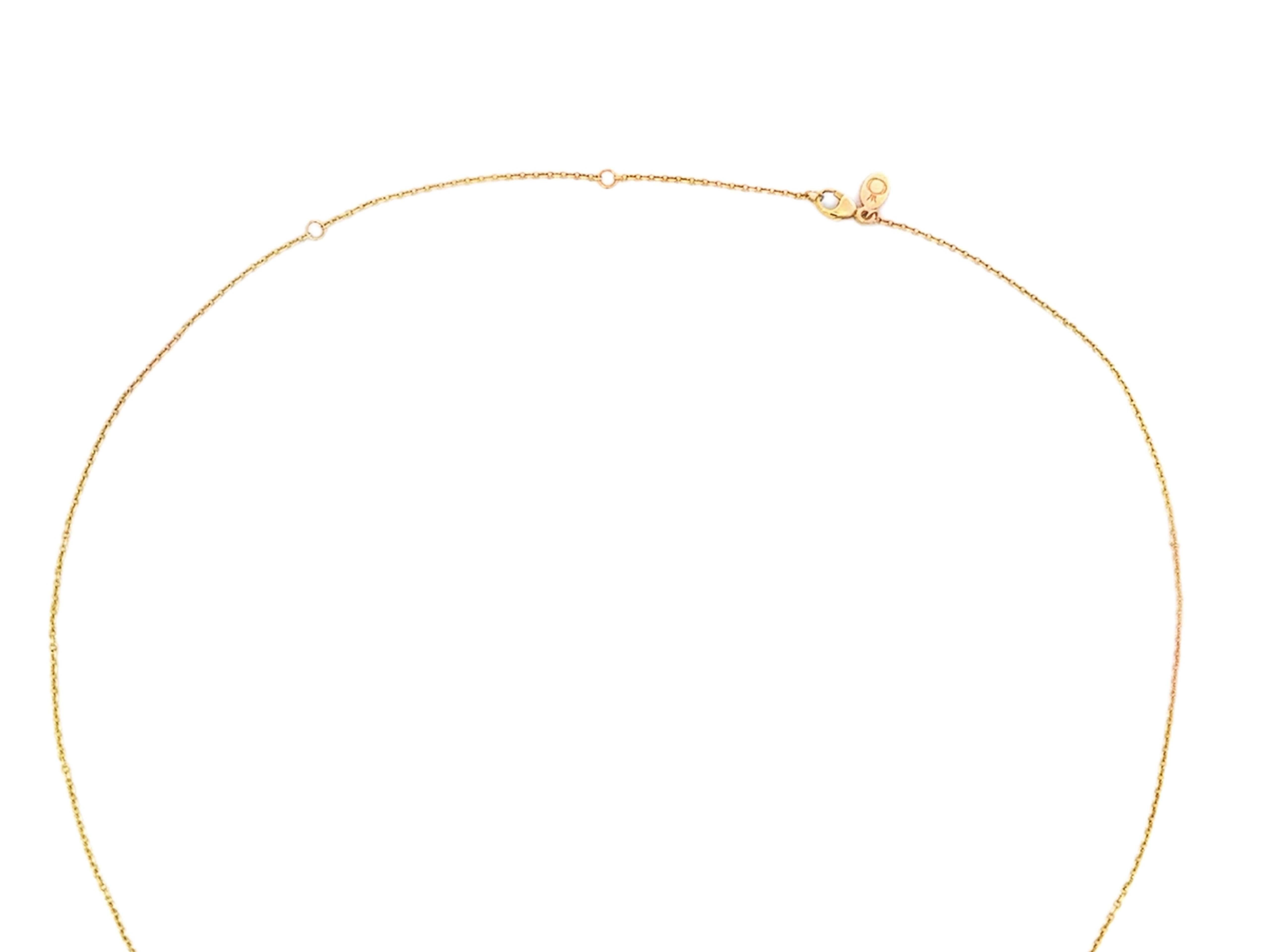 Women's or Men's Pandora 14K Solid Gold Chain Necklace For Sale
