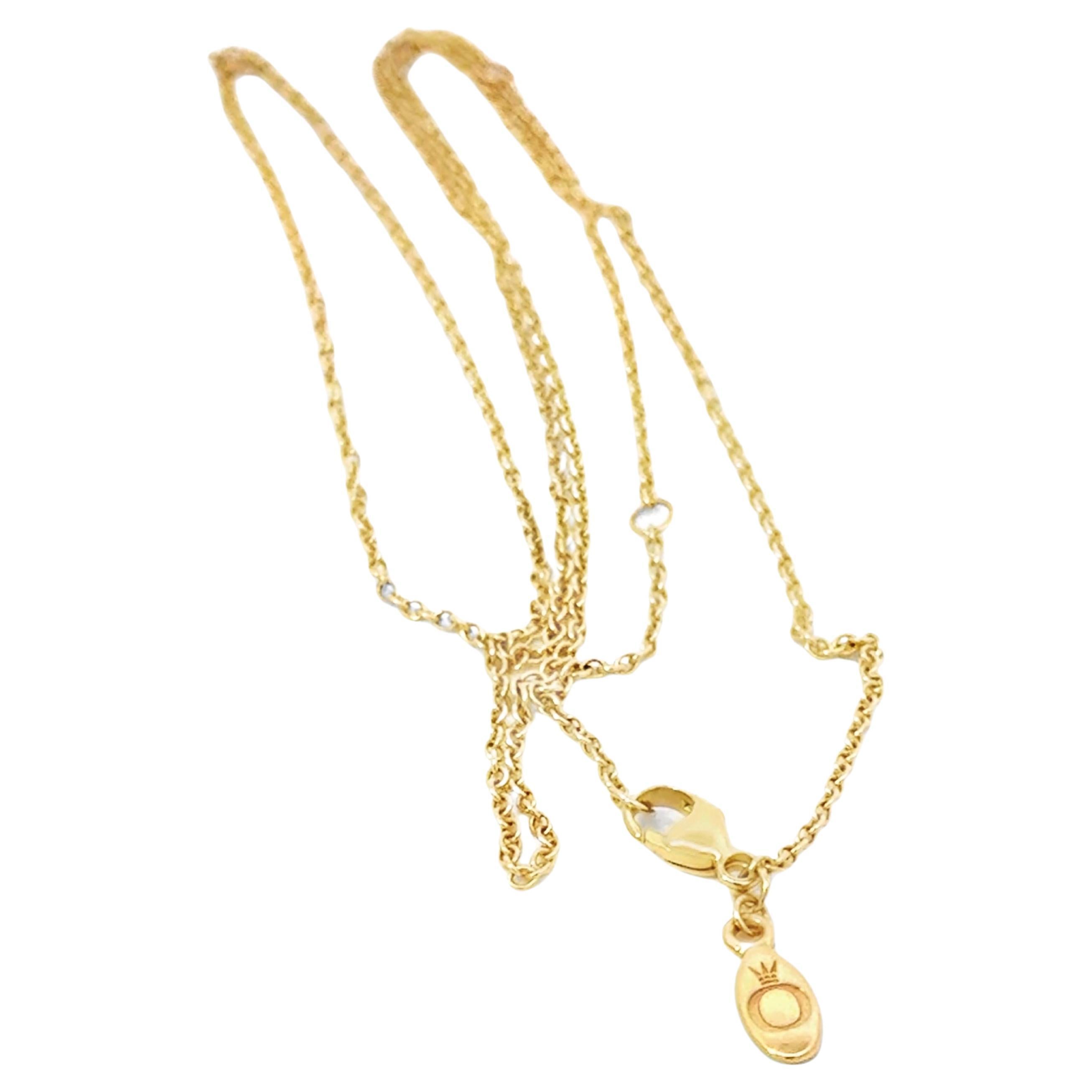 Pandora 14K Massivgold Kette Halskette