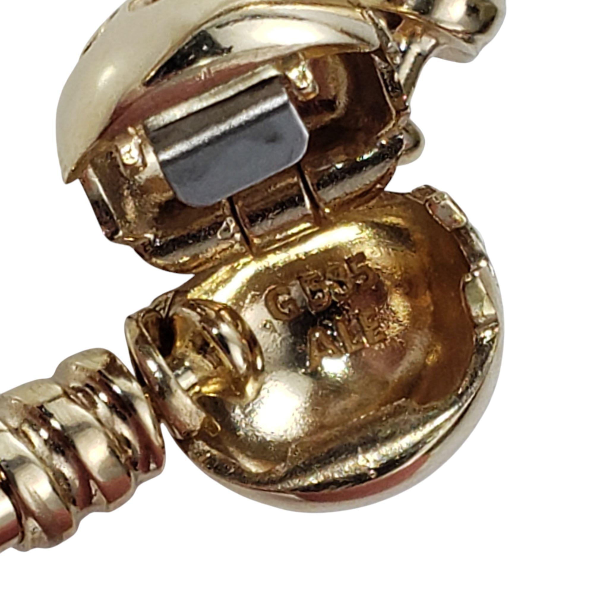 Women's Pandora 14K Solid Yellow Gold Bangle Bracelet #20976
