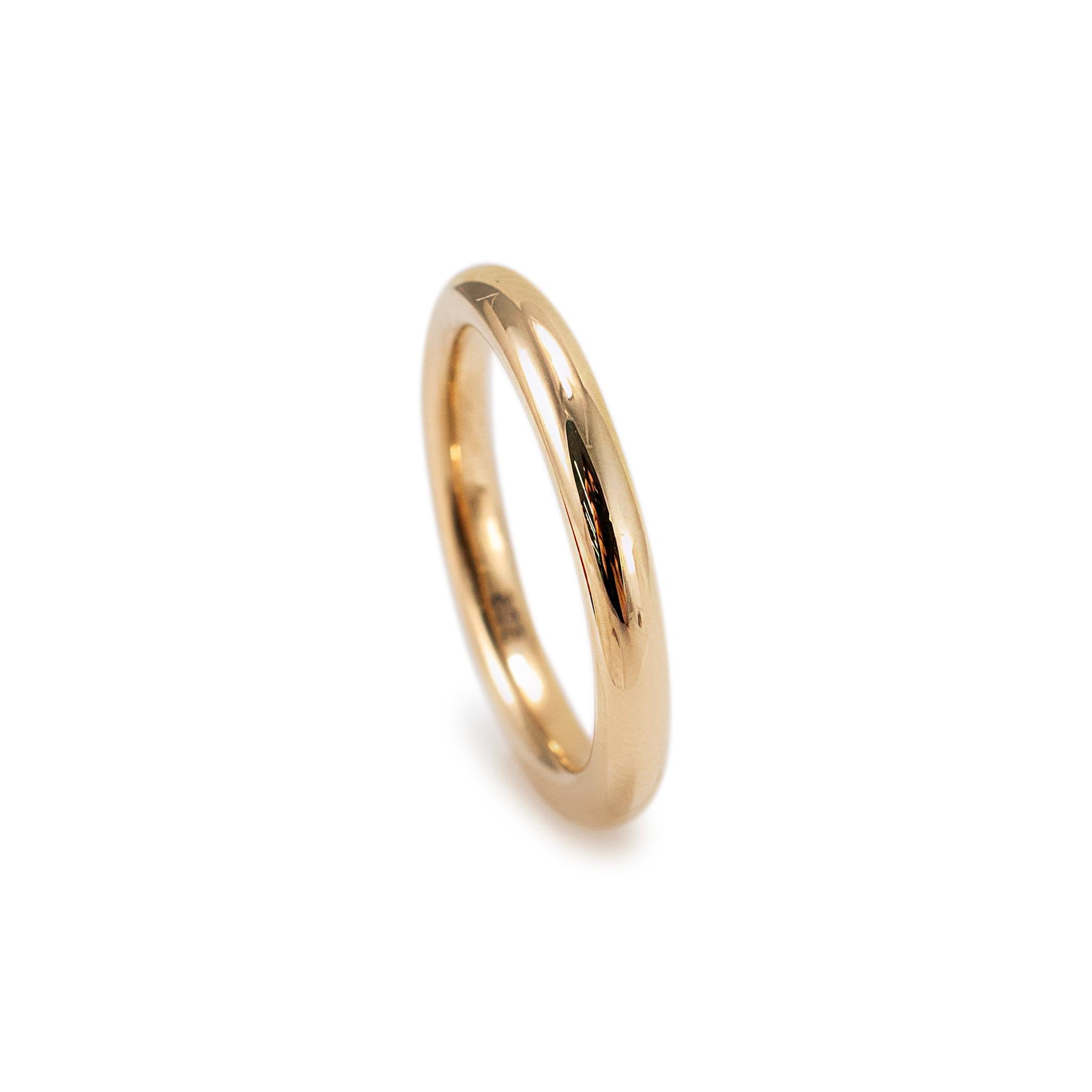 De las mujeres Pandora Alianza de Boda Confort Fit Oro Amarillo 14K en venta