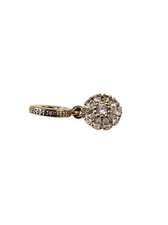 Pandora 14K Yellow Gold CZ Embellished Floral Drop Charm 751002CZ #24798