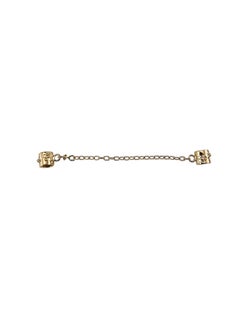 Pandora 14K Yellow Gold Daisy Flower Safety Chain 750312-05 #24844