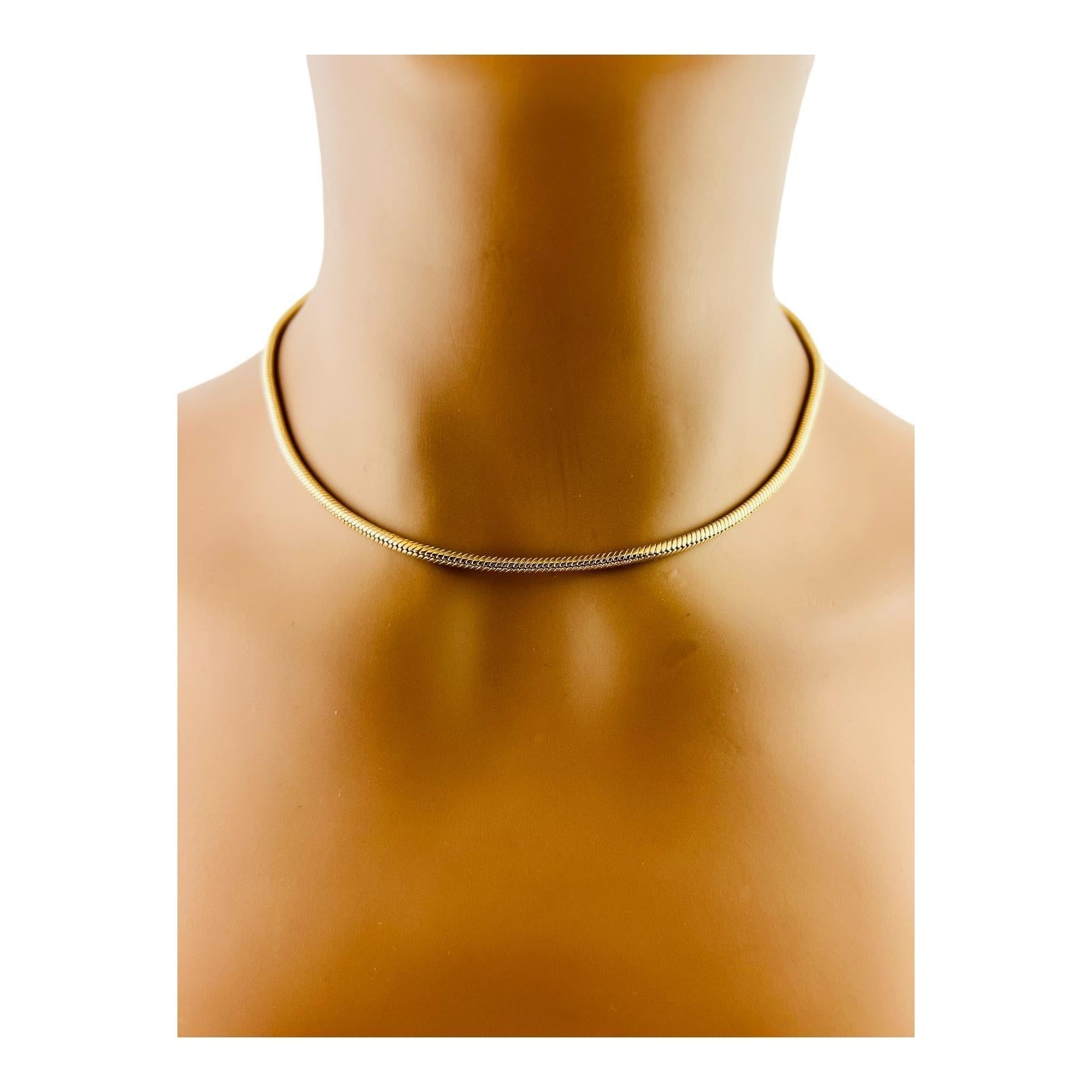 Women's Pandora 14K Yellow Gold Snake Chain Necklace 17.5