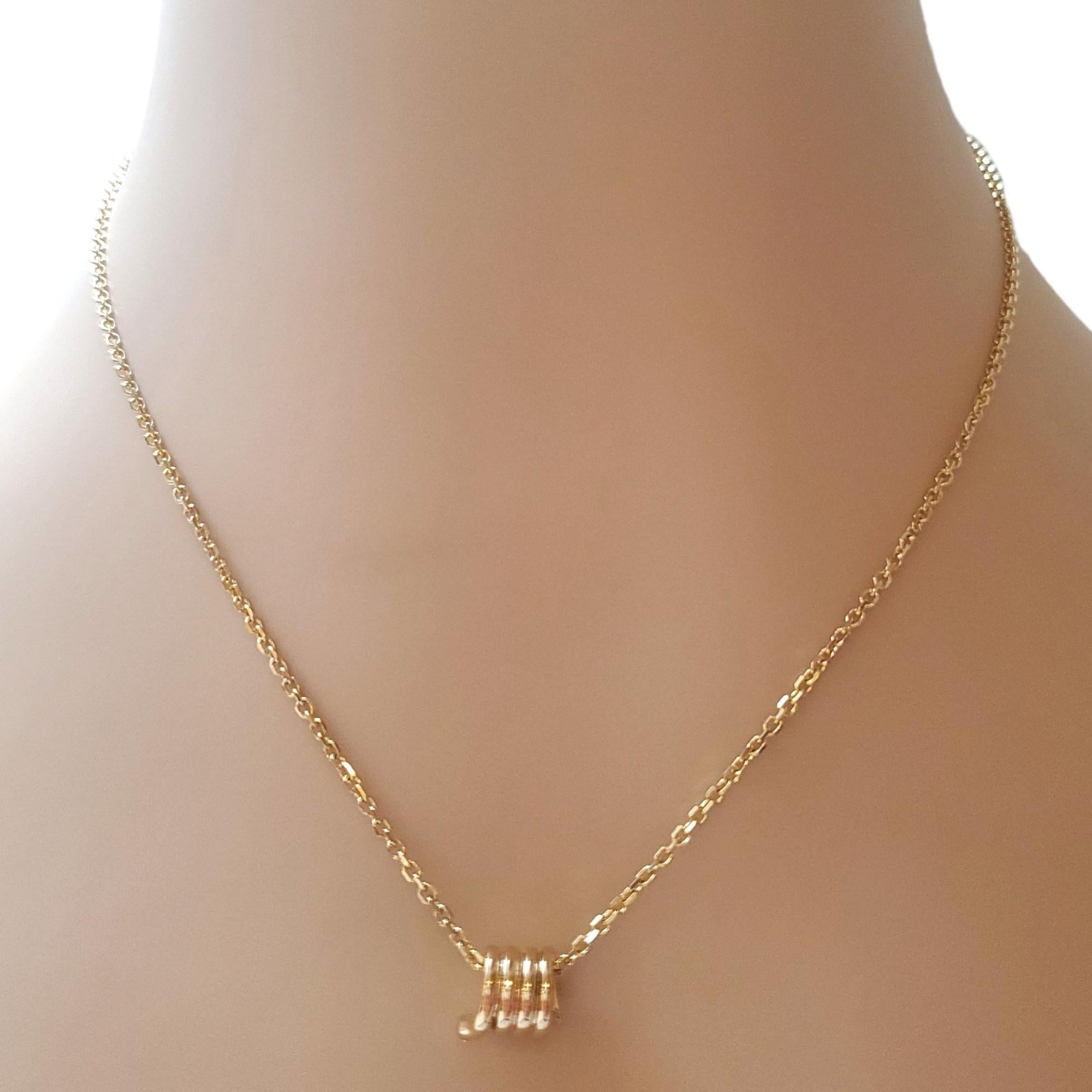 Pandora 14K Gelbgold Schlangenanhänger #17500 3