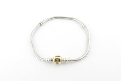 Pandora 14K Yellow Gold Sterling Silver Two Tone Charm Bracelet