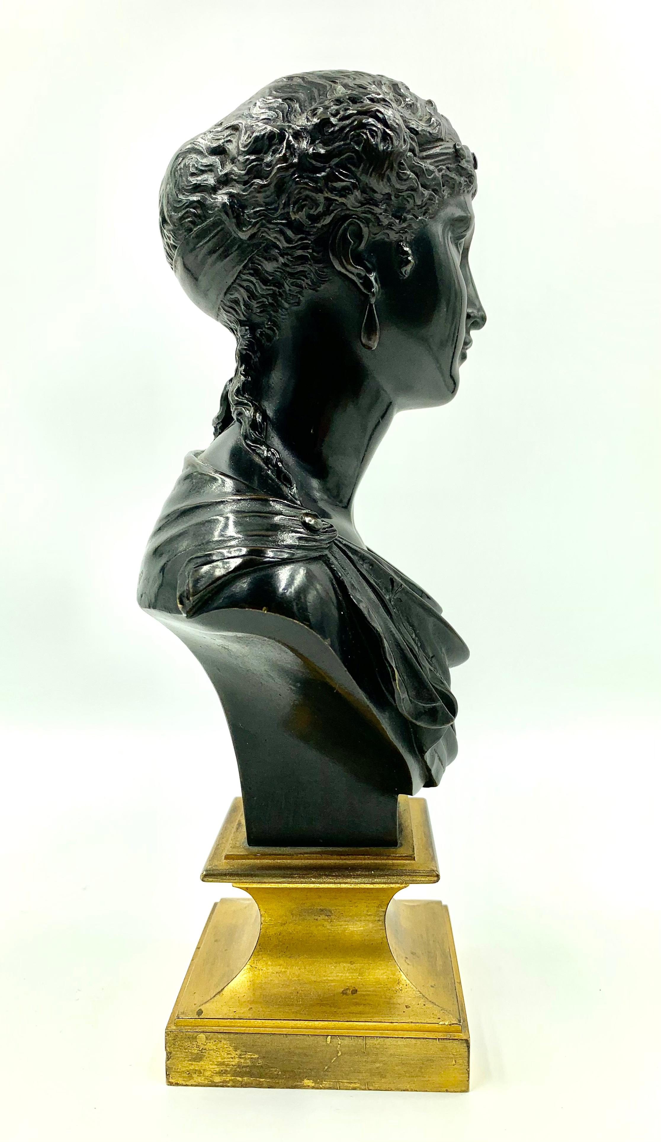 Pandora, 19th Century French Patinated Bronze, Jean Jules Salmson, 1823-1902 1
