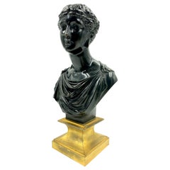 Pandora, 19th Century French Patinated Bronze, Jean Jules Salmson, 1823-1902