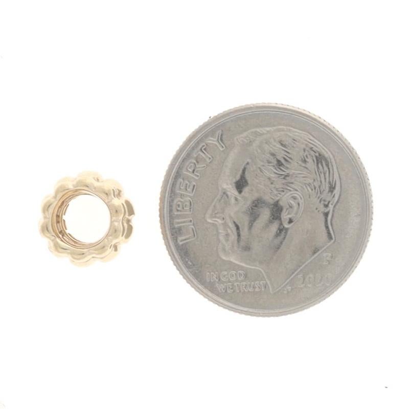 Pandora Barrel Spacer Charm - Gelbgold 14k Perlen 750242 Damen