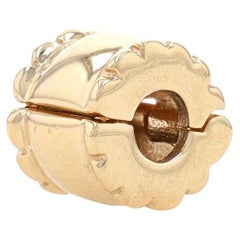 Charm a clip smussato di Pandora - Oro giallo 14k 750256