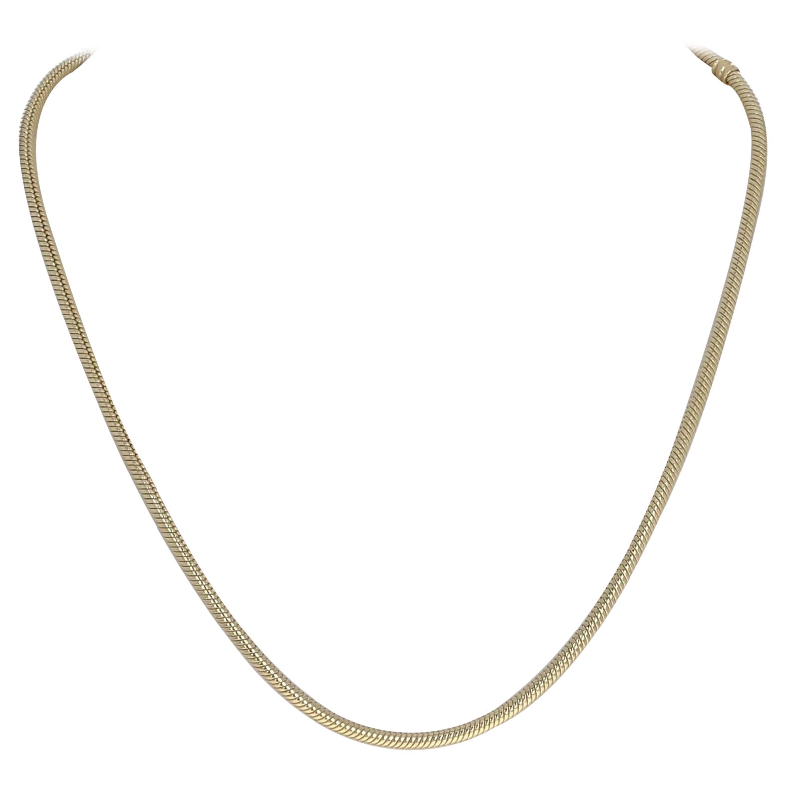 Pandora Charm Necklace, 14k Yellow Gold New Authentic Genuine 550703-42