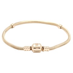 Pandora Classic Chain Bracelet, 14k Yellow Gold, Length 7 Inches