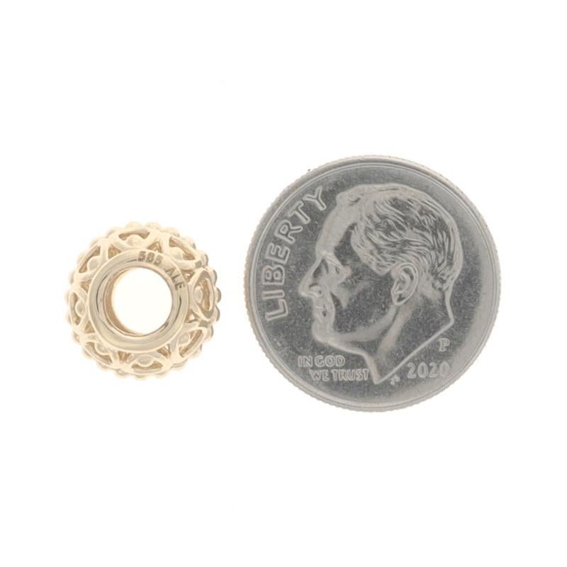 Women's Pandora Gilded Cage Charm - Yellow Gold 14k Bead 750458